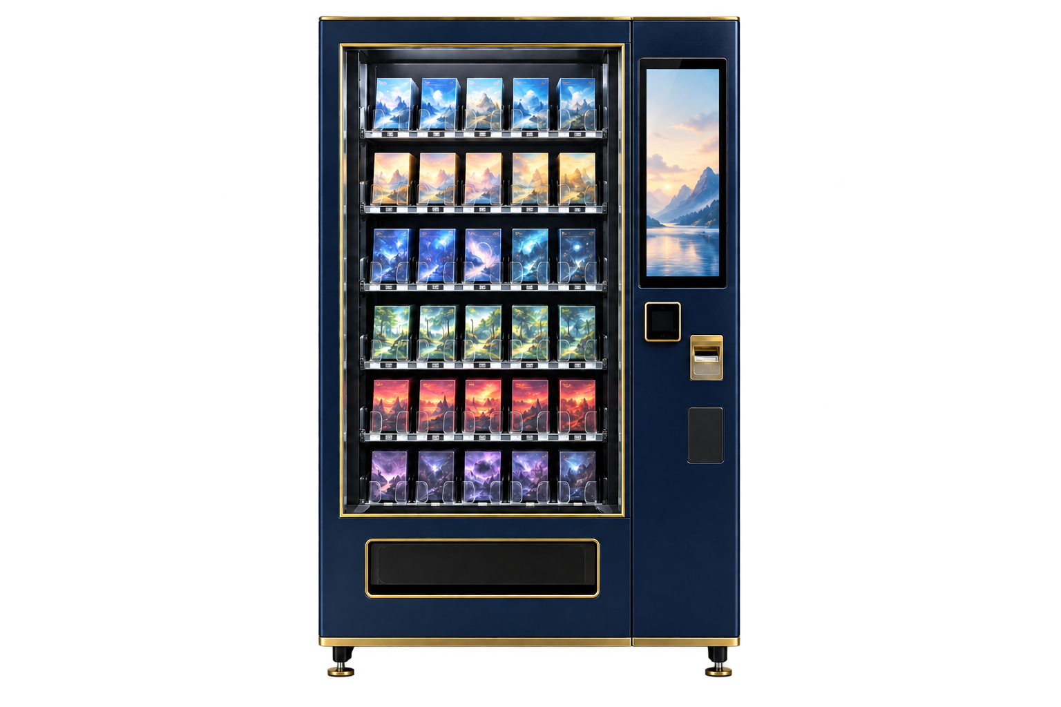 自販機の正面 (仮画像)